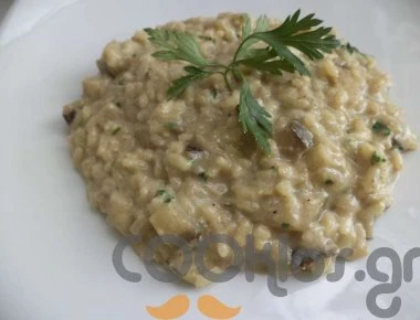 Η συνταγή της Ημέρας: Ριζότο με μελιτζάνες και στραγγιστό γιαούρτι